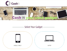 Tablet Screenshot of cashit.in